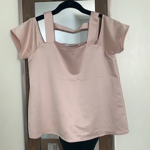 Dusty Rose Silk/satin top
